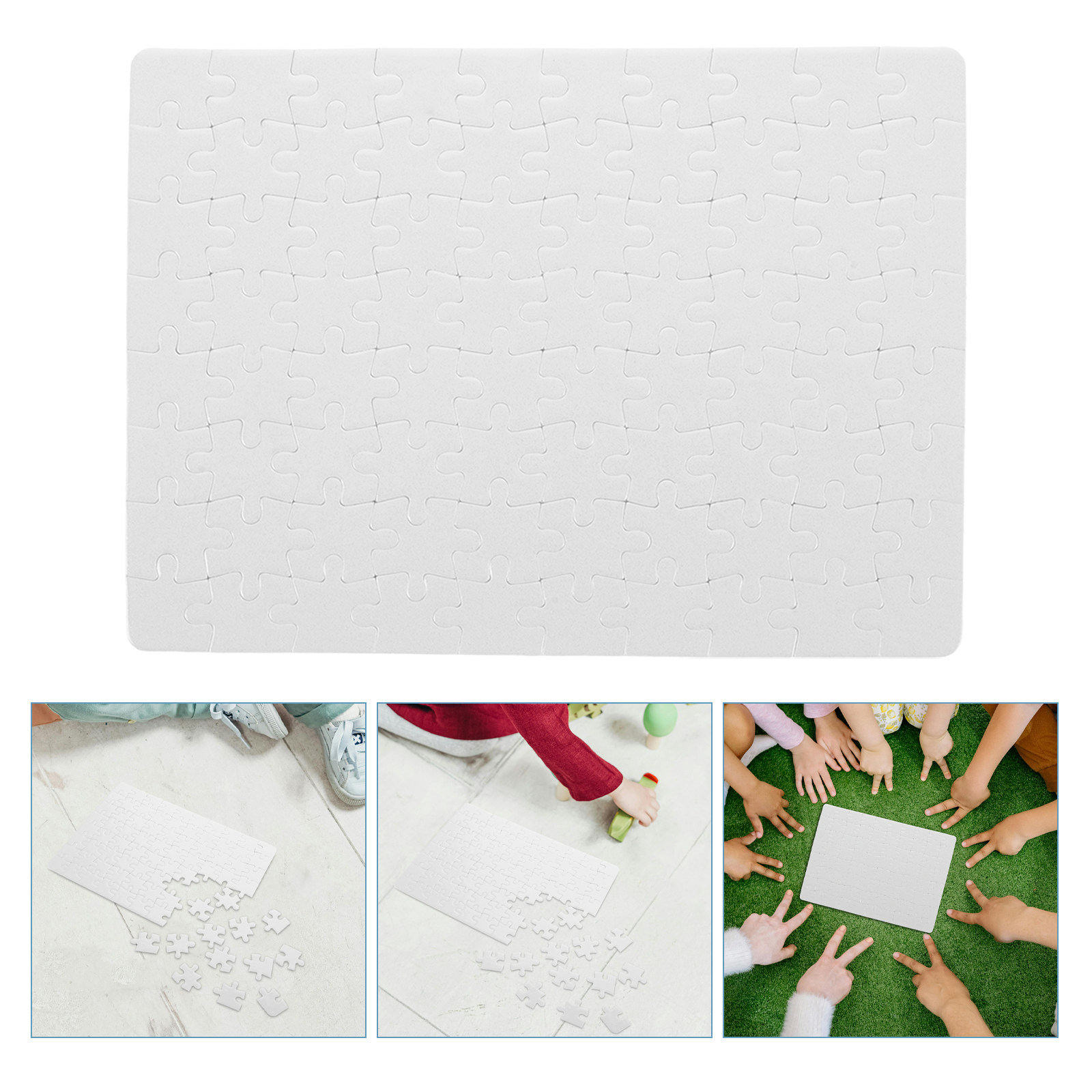 Blank Jigsaw Puzzle Sheets – 4 - Puzzle Blank White ulasan dan harga