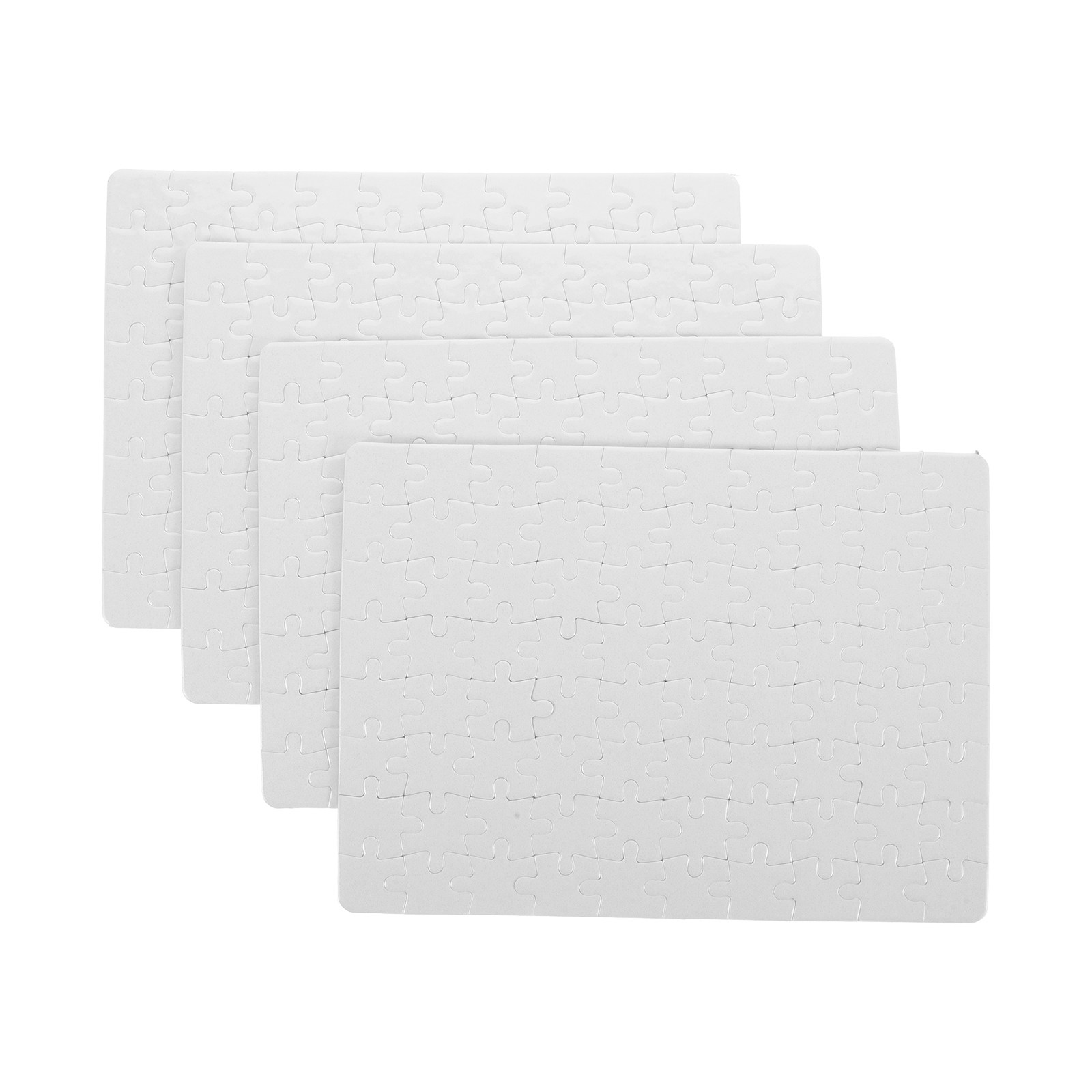 4Sheets Blank Puzzle Blanks Wh - Puzzle Blank White ulasan dan harga