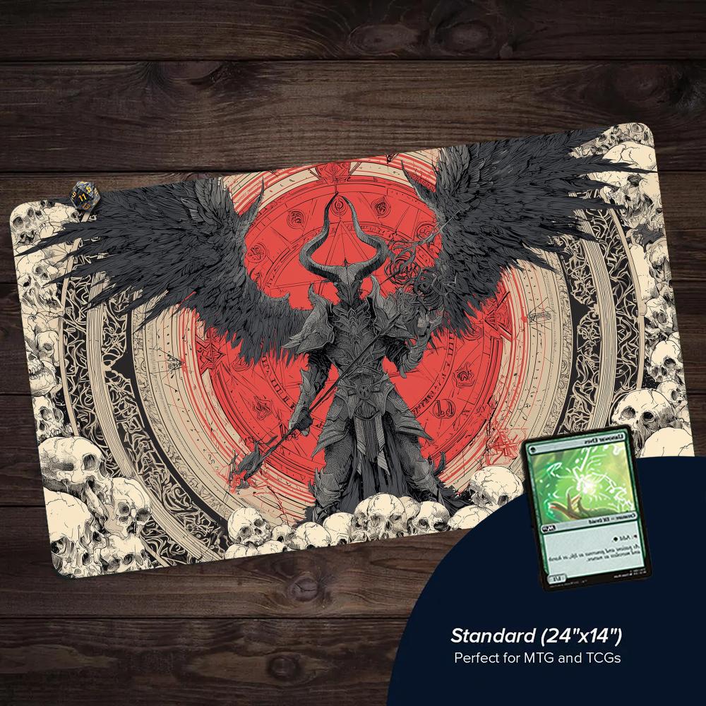 Gothic-style Goat-headed Demon - Door Mat Blank ulasan dan harga