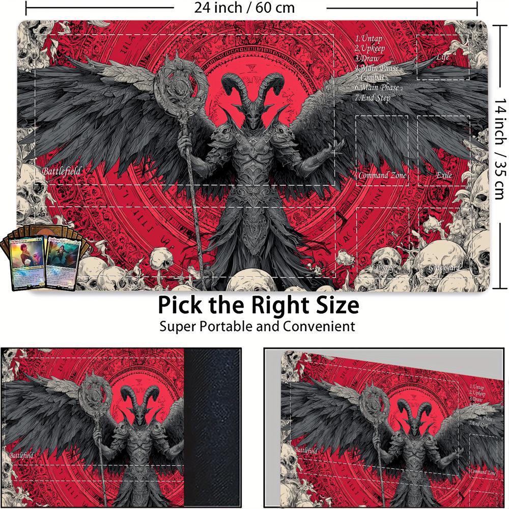 Gothic-style Goat-headed Demon - Door Mat Blank ulasan dan harga