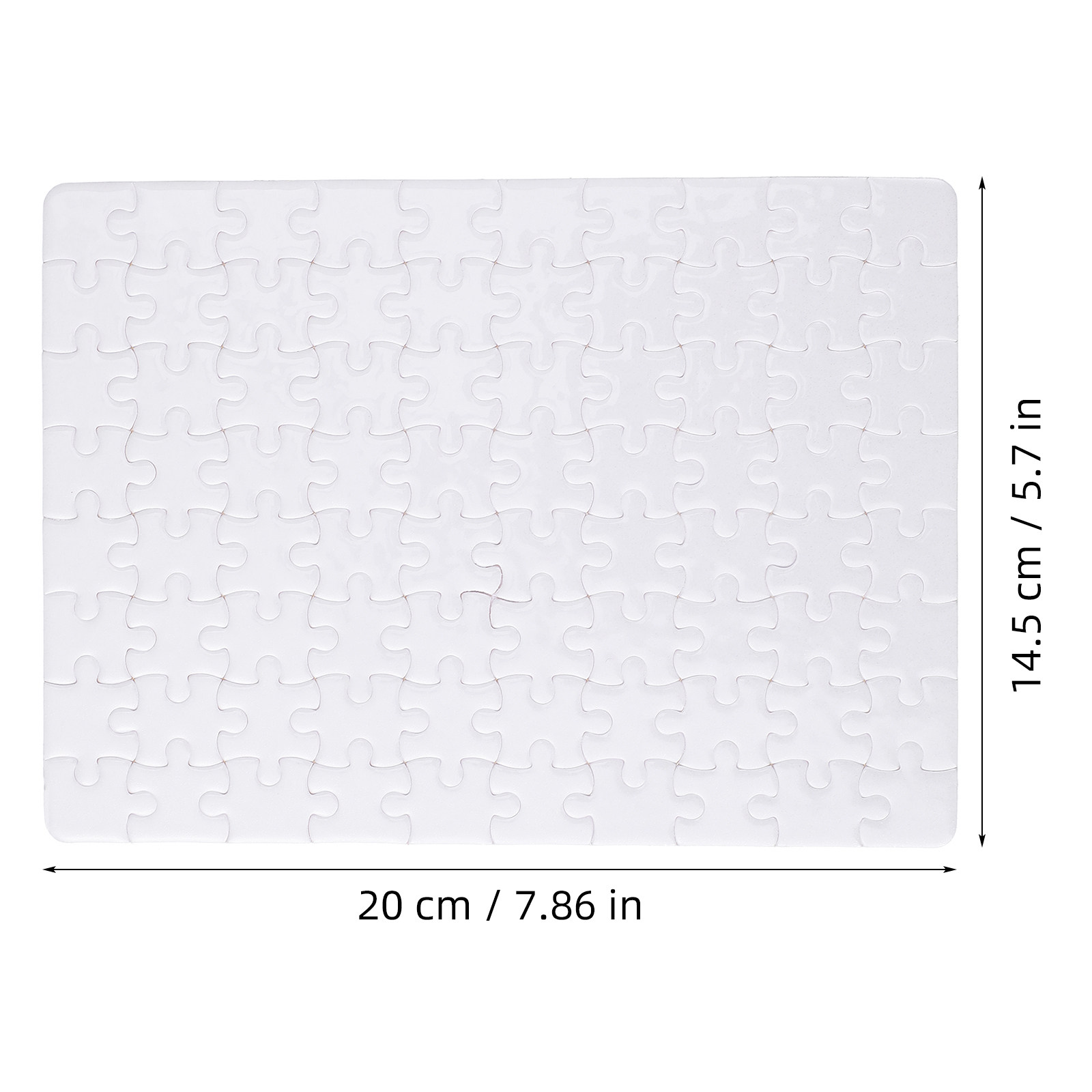 4Sheets Blank Puzzles for Subl - Puzzle Blank White ulasan dan harga