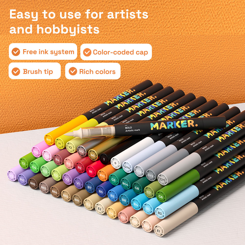 Acrylic Paint Marker Pens Set  - Copic Marker Classic ulasan dan harga