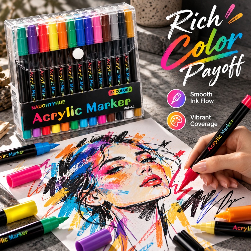 Dual Color Acrylic Paint Marke - Copic Marker Classic ulasan dan harga